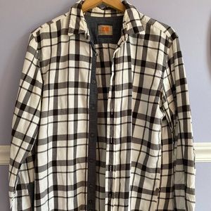Mens Hugo Boss Orange Collared Button Up Shirt